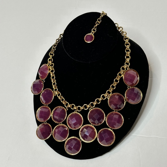 kate spade Jewelry - Kate Spade Purple Statement Necklace